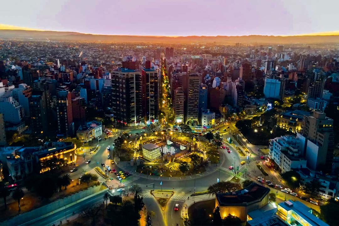 Vista aérea del centro de Córdoba